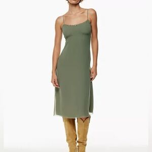 Wilfred Sister Dress in Bitter Sage 94725